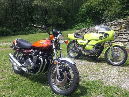 Mike Coogan - Kawasaki Z1 and Rickman CR Mike Coogan - Kawasaki Z1 and Rickman CR